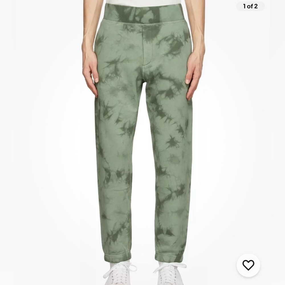 NWT Rag & Bone City Tie Dye Prospect Joggers Leaf Green XXL - $225 MSRP